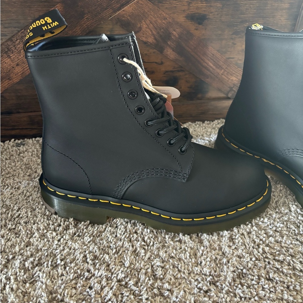 Dr. Martin AirWair lace up boots.